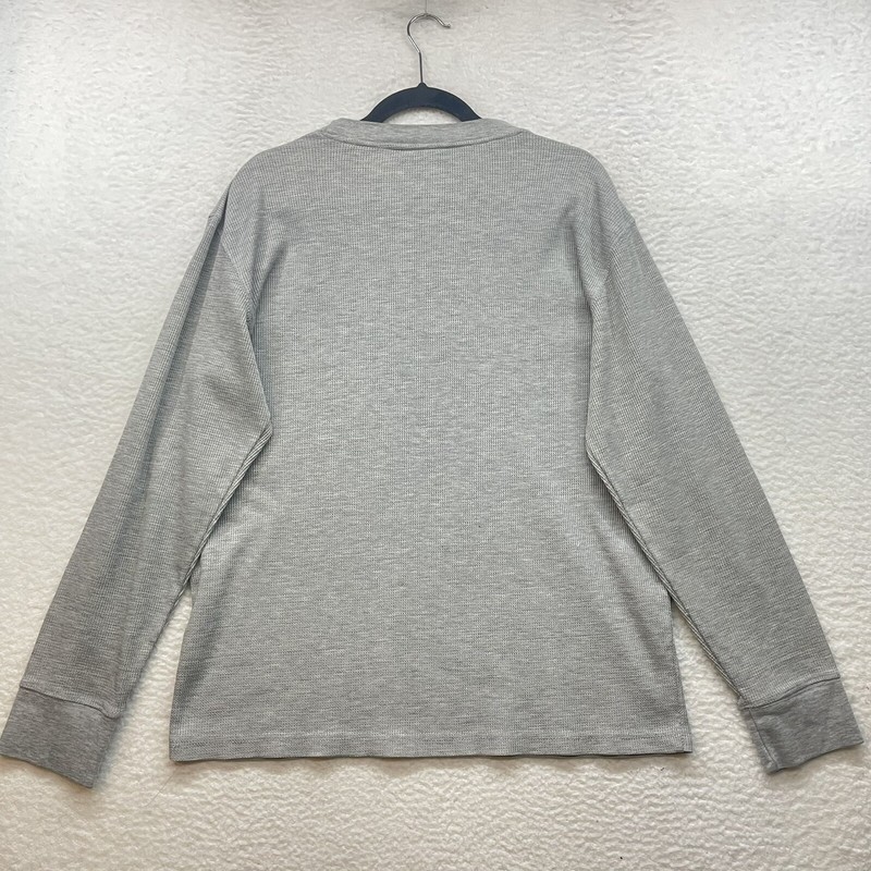 Southpole Shirt Mens Large Gray Thermal Waffle Knit Authentic Collection Grunge gallery