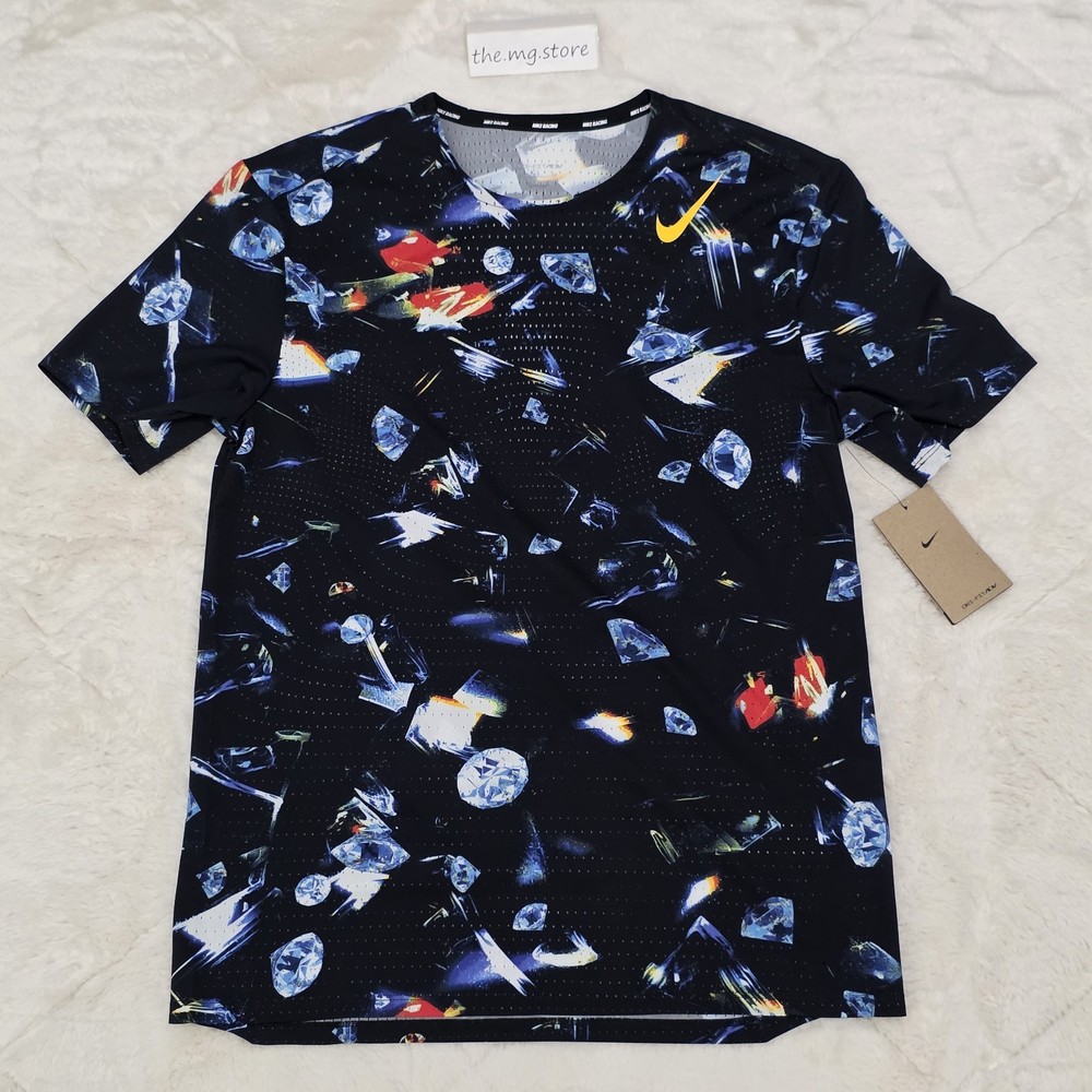 Nike AeroSwift 'Glam' Dri-FIT ADV Running T-Shirt IH5043-010 Men's Sz Small