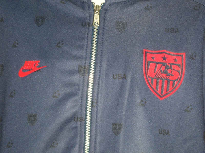 Nike USA PRINTED US Soccer Track sweat shirt jersey Jacket Top~Mens size XL RARE gallery