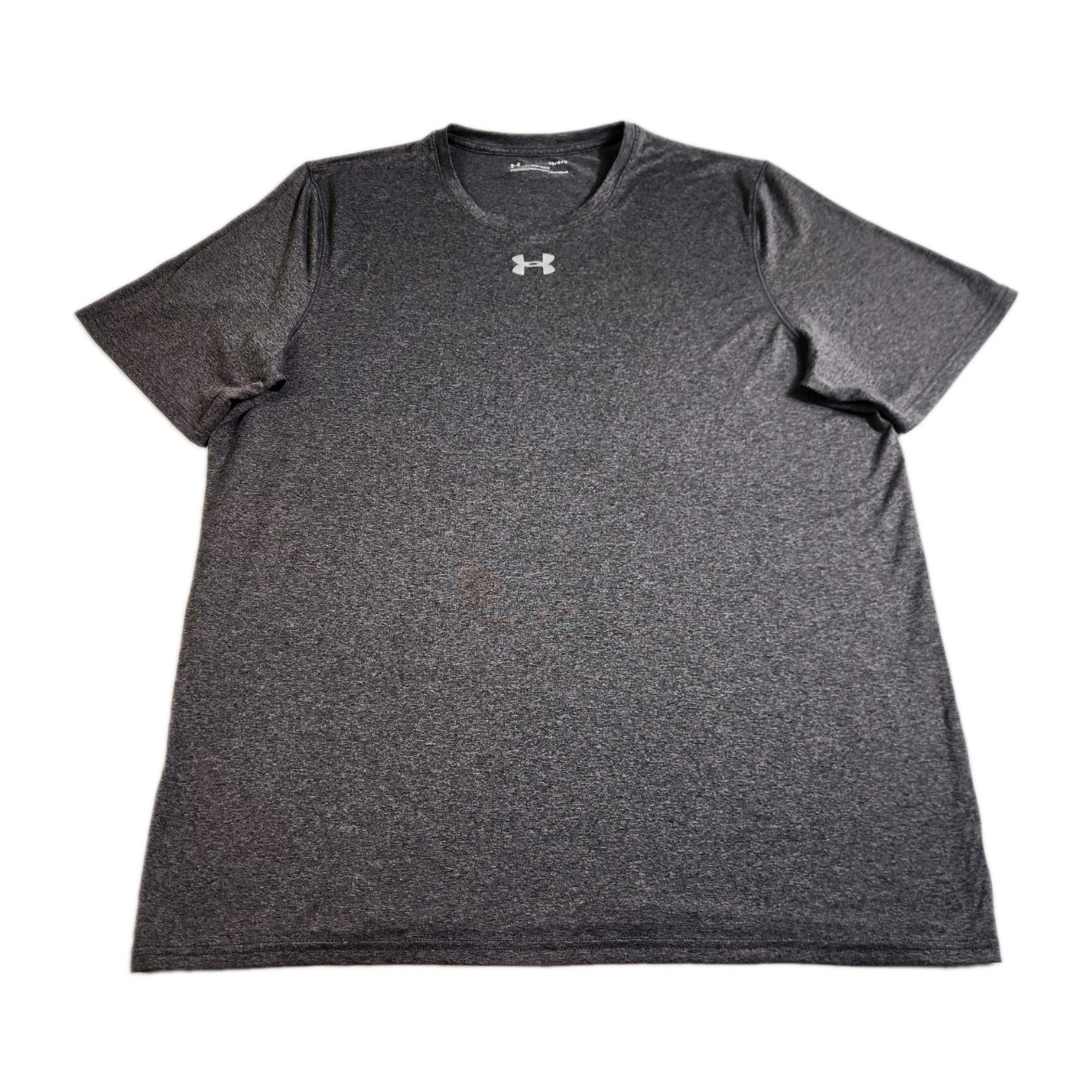 Under Armour Loose Performance Shirt Mens Large Gray Short Sleeve Heatgear Adult gallery