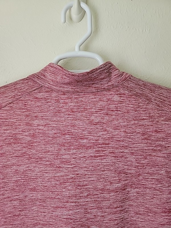 Graham Luxe Porter Golf Pullover Mens 2XL XXL Burgundy Stretch Golfer Shirt gallery