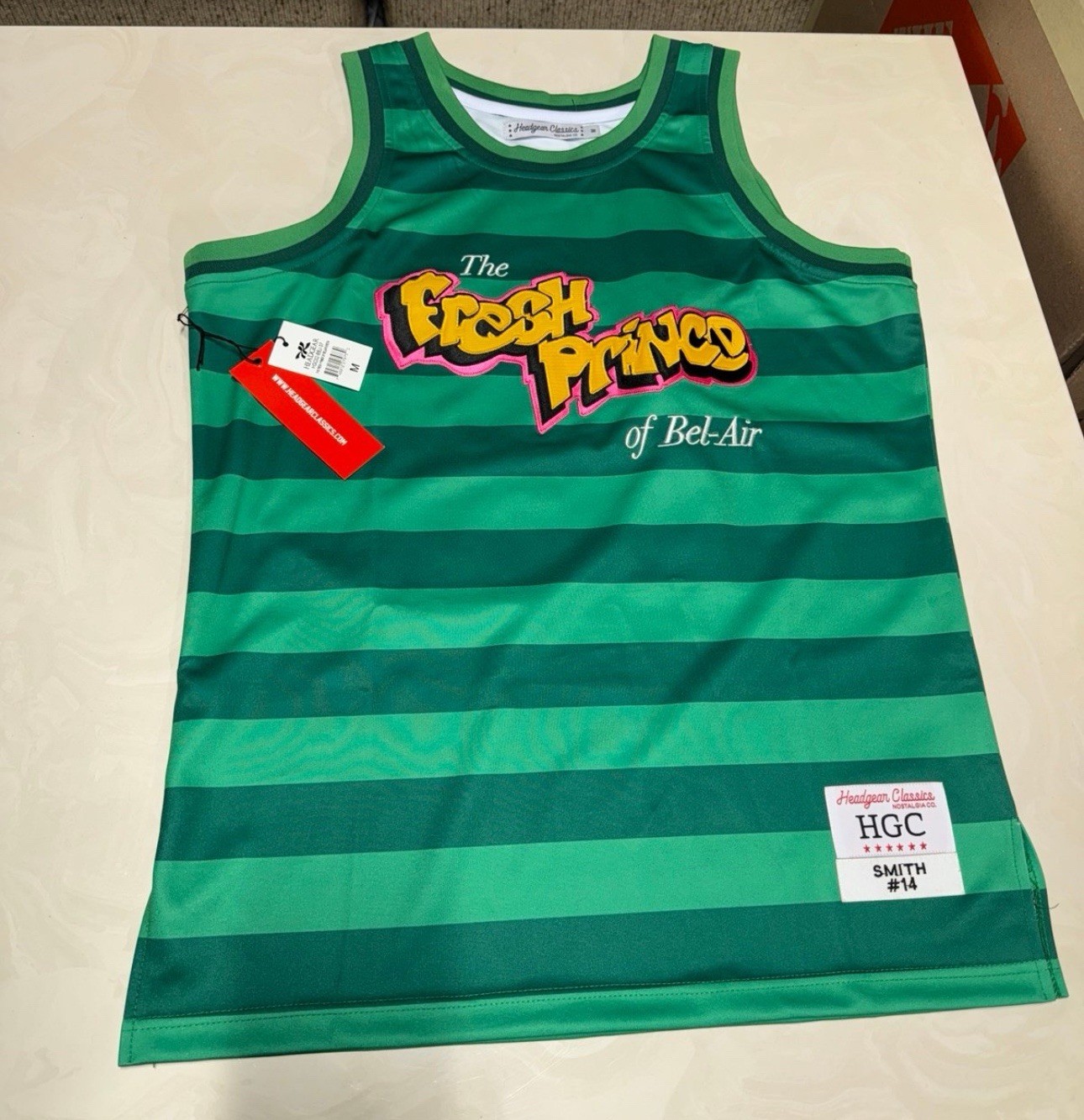 Fresh Prince of Bel Air Basketball Jersey Smith Headgear Classics Men's Large gallery