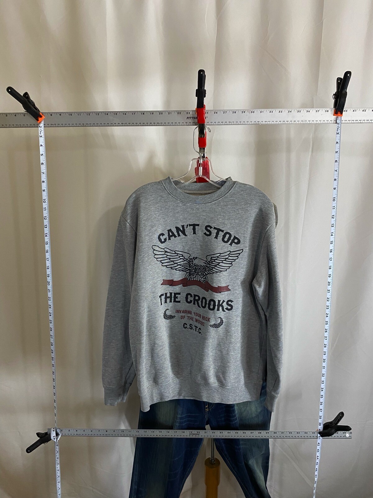 Crooks & Castle Can't Stop The Crook SWEATER Large L gallery