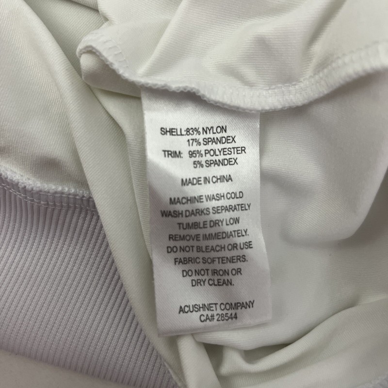 Footjoy 1/4 Zip White Cream Pullover Shirt Laurel Ridge Country Club Sz L gallery