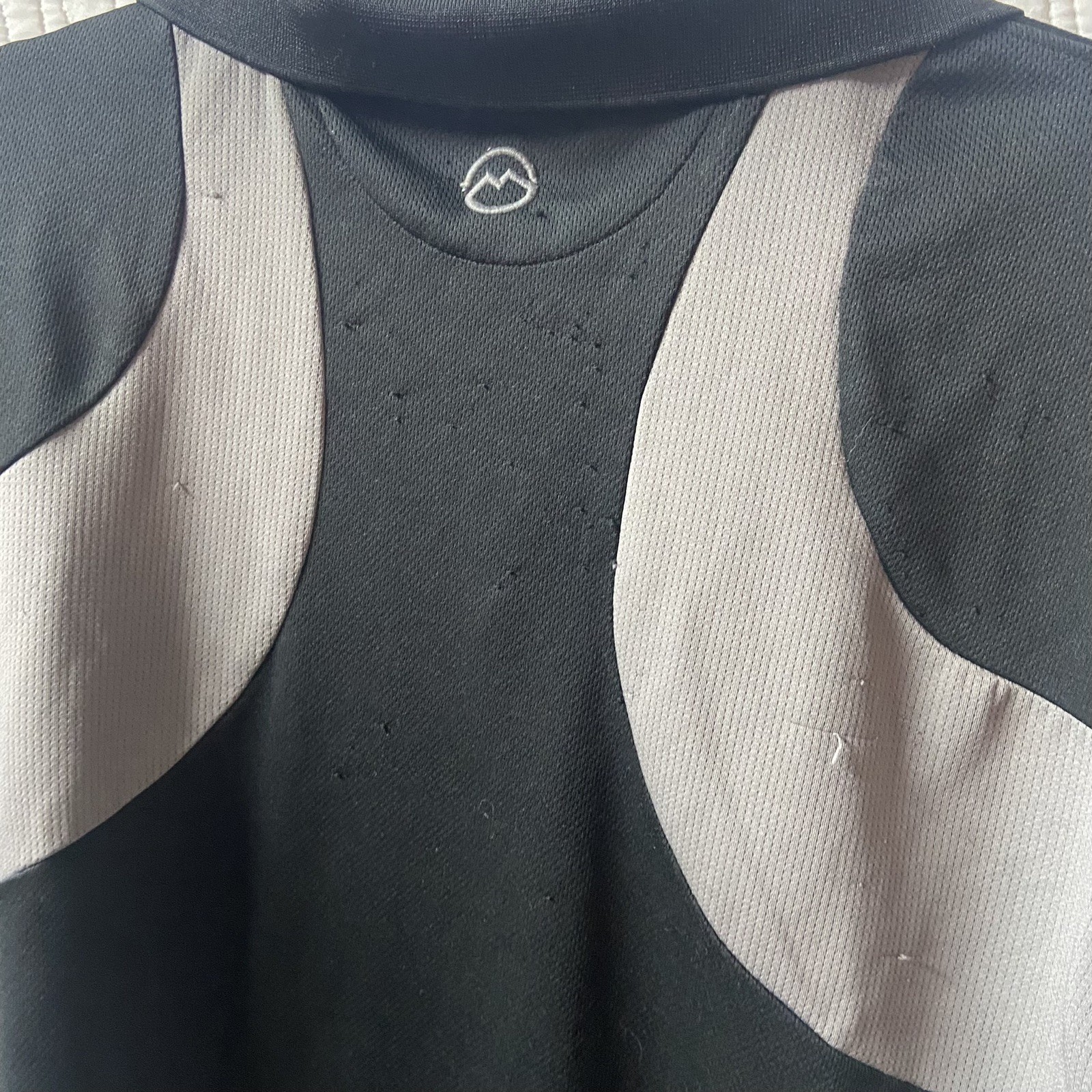 Magellan Outdoors Men's Size L Classic Fit Fish Gear Black Grey Polo Sport gallery