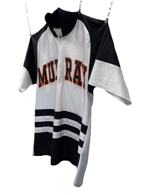 Vintage Murray Spartans High School Utah 1/4 Zip Warm Up Basketball Jersey M gallery