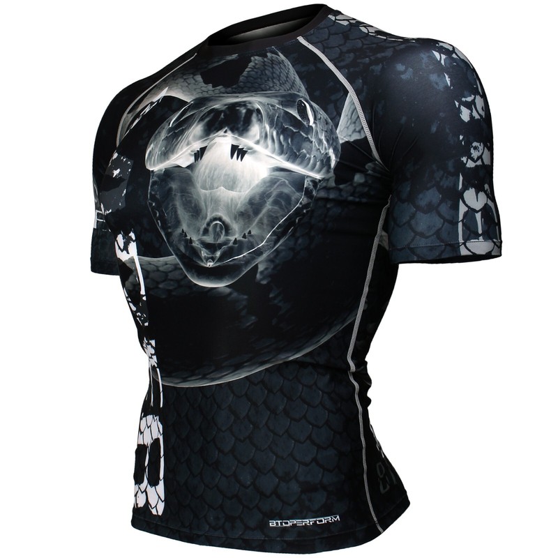 FX-369 VIPER Skin Compression Base layer MMA Rash guard BJJ Water Sports T-shirt gallery