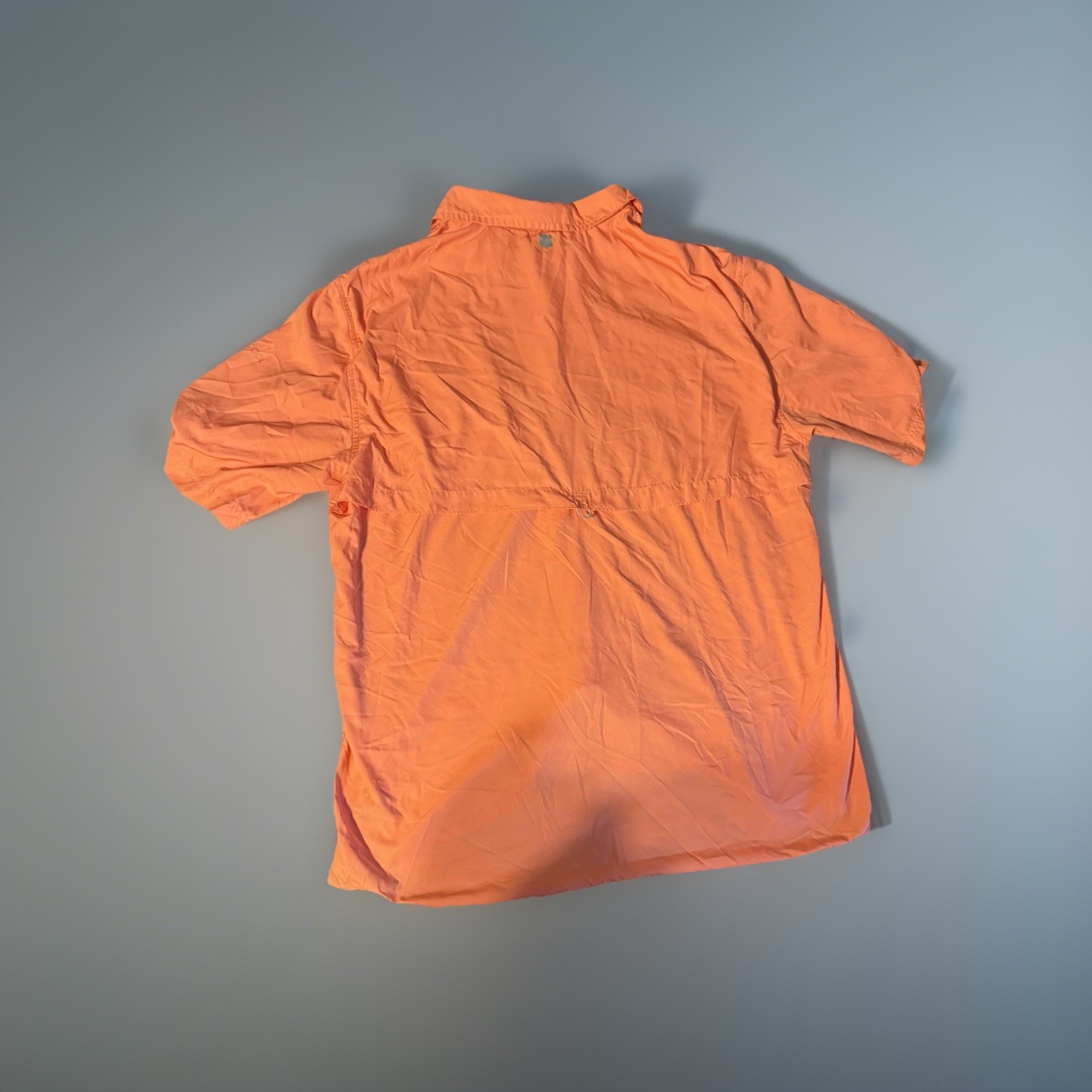 Field And Stream Short Sleeve Fishing Shirt Size L Orange “Smart Cool” Tech gallery
