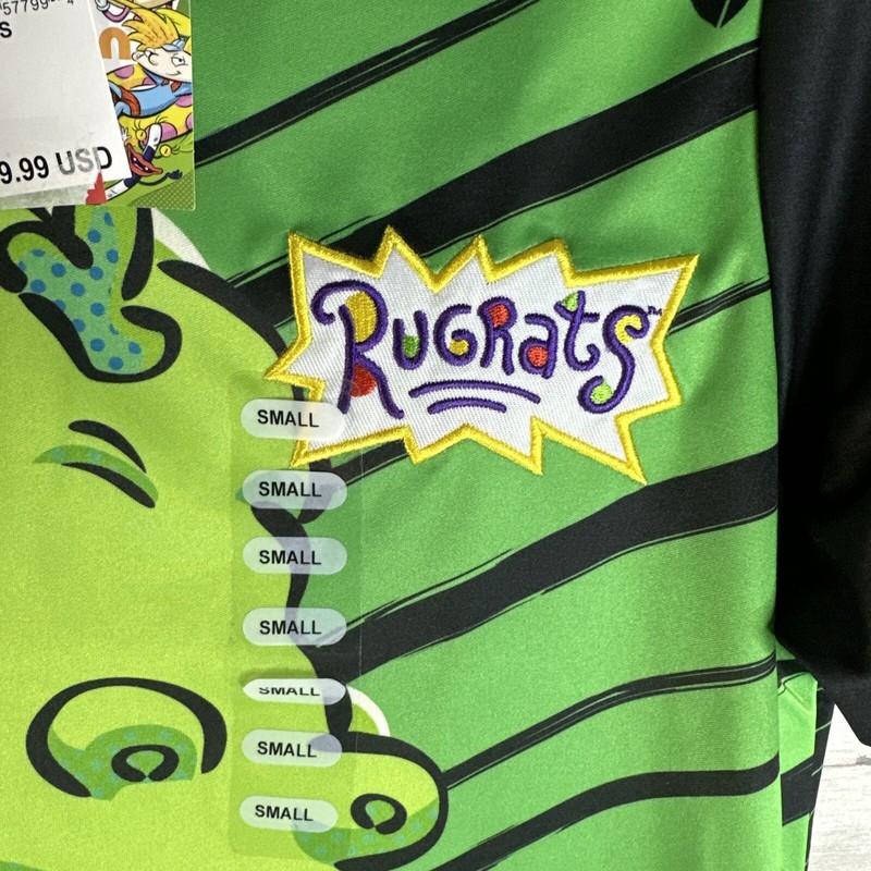 Nickelodeon Reptar Soccer Jersey Green size Small RUGRATS gallery