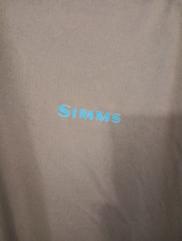 Simms Solarflex Long Sleeve Crew Neck Fishing Shirt UPF50 Men's 2XL XXL gallery