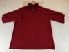 LL Bean Pullover Mens Large Tall Red 1/4 Zip Fleece Pullover Sweater Outdoor LT gallery