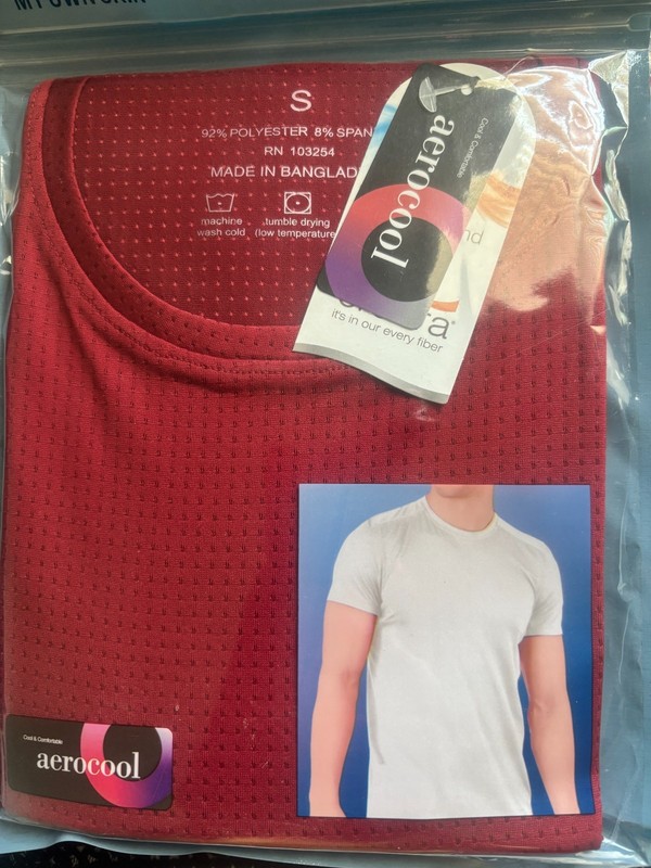 New - 3 Pieces Small My Own Skin Men's Aerocool Crewneck Short Sleeve gallery