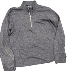 Adidas Aeroready Quarter Zip Pullover Boys XL Black Athletic Top Youth