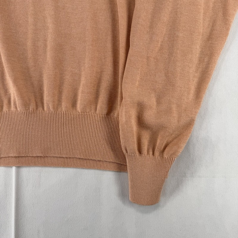 Peter Millar Crown Crafted 1/4 Zip Silk / Wool Pullover Golf Sweater Sz Large gallery