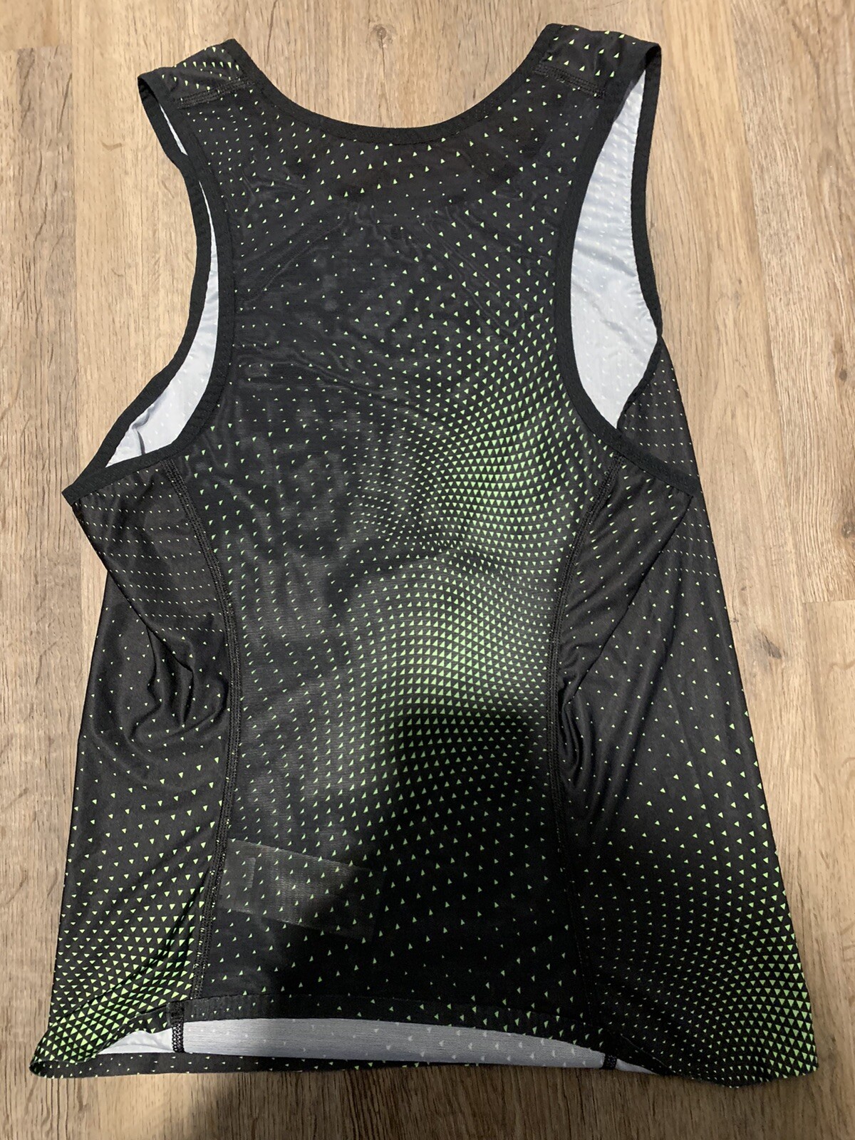Rare Nike Pro Elite Sprint Turbo Tight singlet Mens Large 895440-XXX Green Black gallery