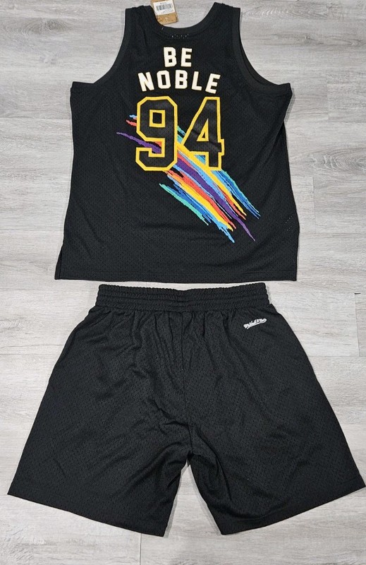 Mitchell & Ness Frank White Notorious B.I.G Collab “Be Noble" Jersey And Short gallery