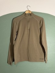 XGO Phase 4 Acclimate Dry Pullover Mens Medium Green Khaki Tactical Fleece