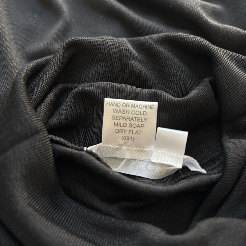 Winter Silks Black Long Sleeved Turtle Neck Unisex Size XL gallery