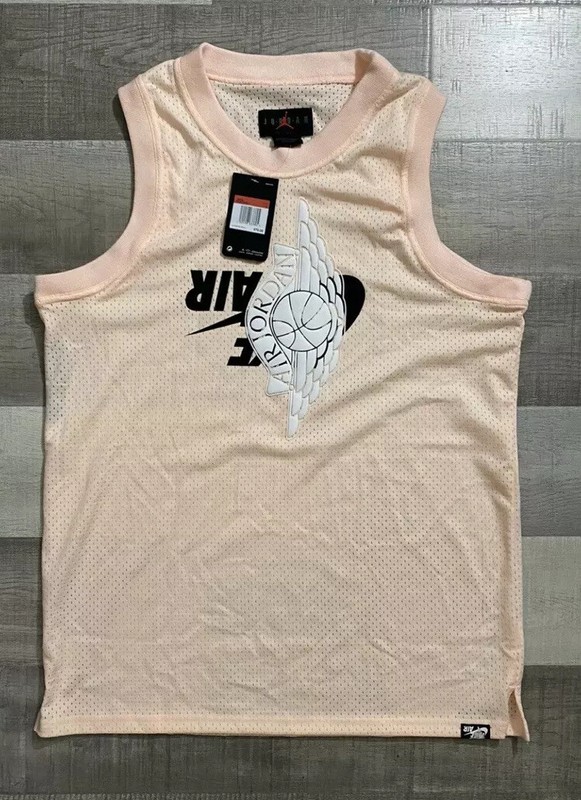 Air Jordan Jumpman Wings Mesh Jersey ‘Pink Peach’ BQ8479-814 Men’s Sz L gallery