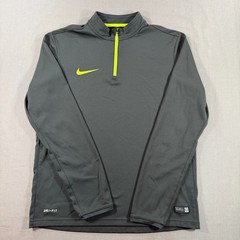 Nike Academy Training Drill Top Men Medium Green 23 16 Soccer Quarter Zip 747443