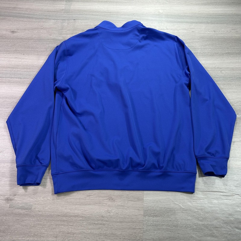 Donald Ross Pullover Mens Large Blue Quarter Zip Golf Performance Long Sleeve gallery