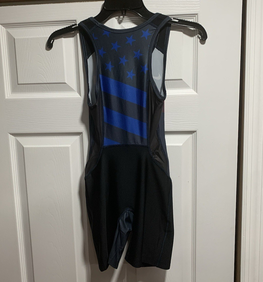 Nike USA Weightlifting Wrestling Singlet Gym Stars Team YOUTH Large brand new gallery