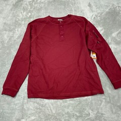Bass Outdoor Mens Cabernet Performance Thermal Long Sleeve Size M NWT 6233