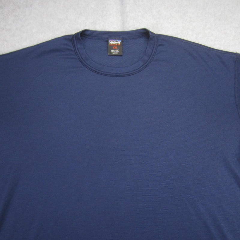 Vintage Patagonia Capilene Shirt Mens XXL Blue Long Sleeve Base Layer USA 90's gallery