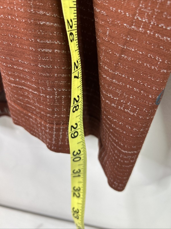Lululemon Metal Vent Tech Long Sleeve Size XXL Disrupted Grid Date Brown gallery
