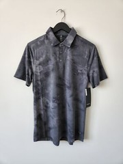 NWT LULULEMON DYAG Grey Dye Evolution Polo Wash Top Shirt Men’s Medium