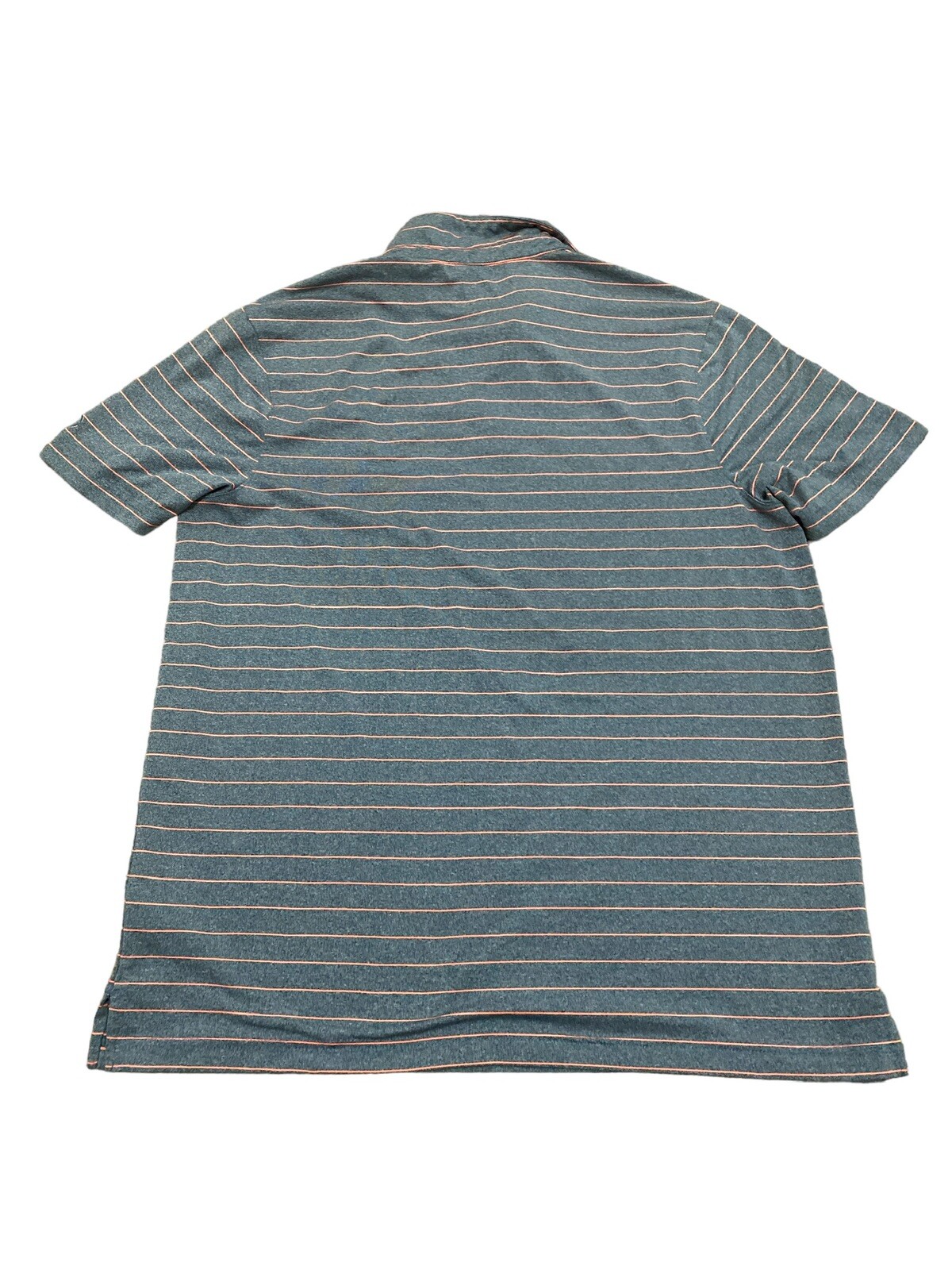 Champion Men Gray/Pink Striped Duo Dry Short Sleeve Pullover Polo Shirt Size L gallery