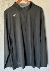 Champion Vapor Performax Pullover Men’s 2XL Quarter Zip Long Sleeve Black