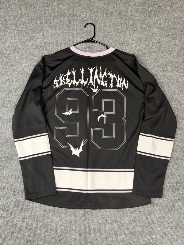 Unisex Nightmare Before Christmas Jack Skellington Hockey Jersey Size L gallery