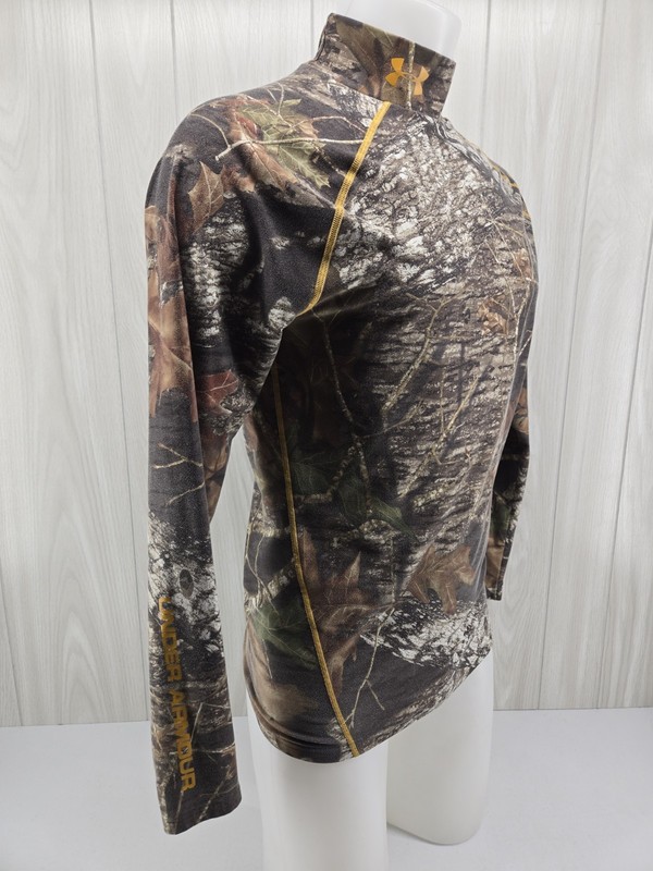 Under Armour Cold Gear Long Sleeve Pullover Shirt Men's XL Camouflage gallery