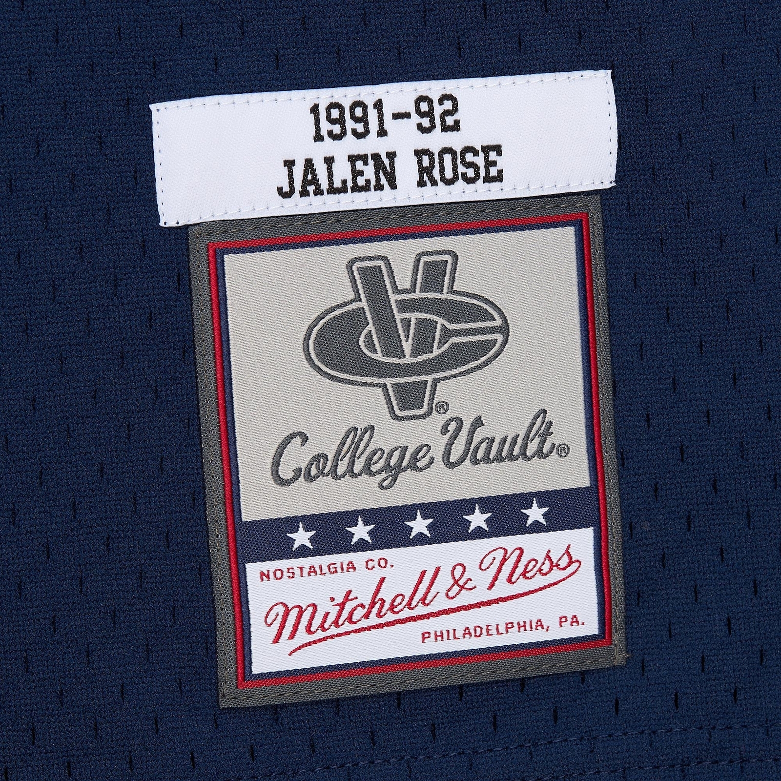 Mens Mitchell & Ness NCAA DARK JERSEY MICHIGAN 1991 JALEN ROSE gallery