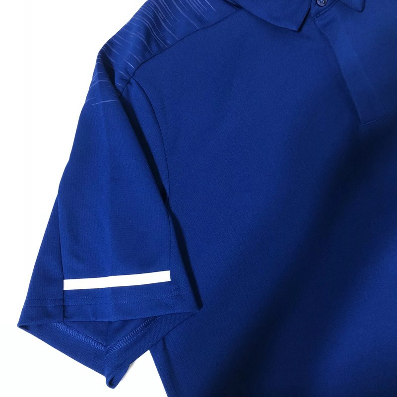 Adidas Mens Coach Polo Shirt 3 Button SS Logo Royal Blue/white Sz XL 💰65 gallery