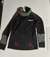 Duzter youth hockey neck guard shirt and jock pant Black/Gray/Red S