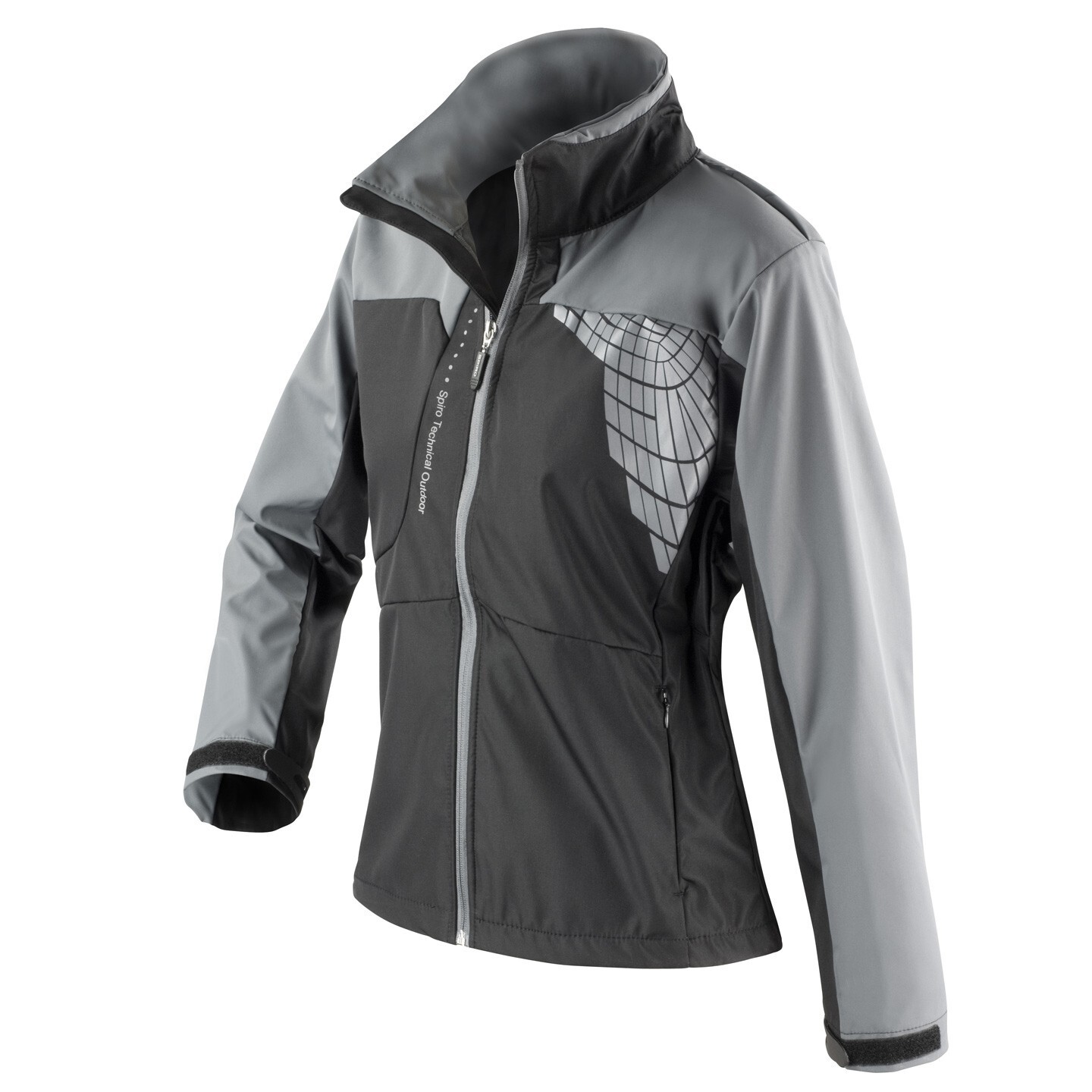 Spiro Activewear Softshell Jacket S175M Black/Grey Men's SMALL - Free P&P gallery