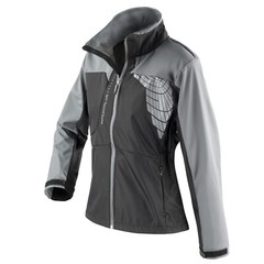 Spiro Activewear Softshell Jacket S175M Black/Grey Men’s SMALL – Free P&P