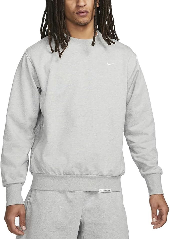 Nike Dri-Fit Standard Issue Men's MEDIUM Basketball Crew Top Grey DQ5820-063 gallery