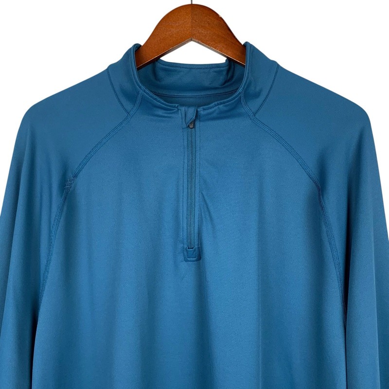 Rhone Session 1/4 Zip Pullover Shirt Teal Performance Long Sleeve Men's XXL 2XL gallery