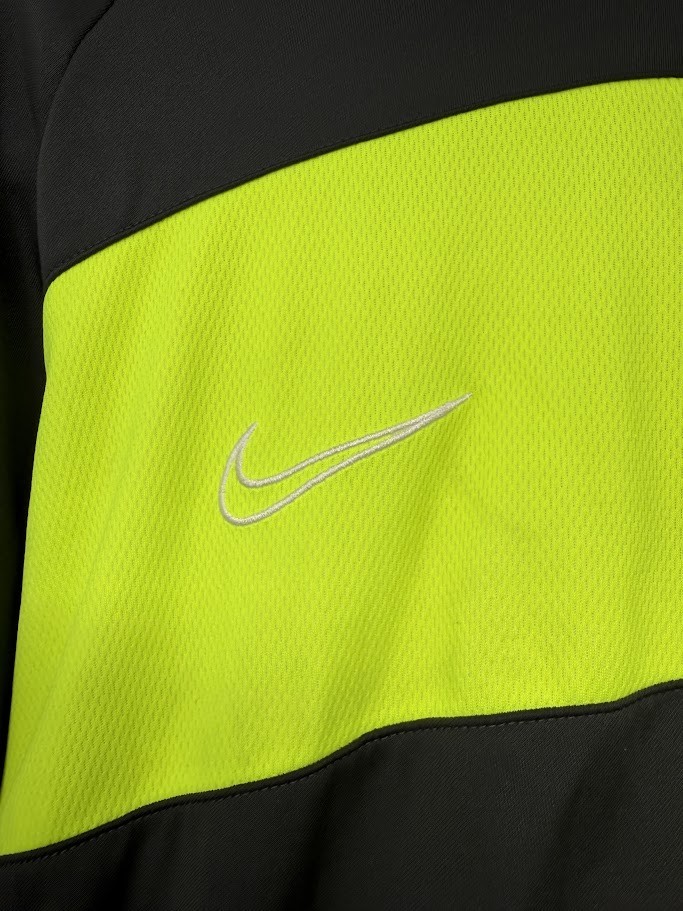 Nike Dri Fit Academy Pro Sweater Men’s Large Charcoal Highlighter Full Zip gallery