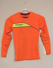 REUSCH MATCH 2.0 LONGSLEEVE JERSEY PADDED (290) shooting orange/blue Adult Small