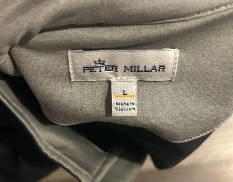 Peter Millar RAYPAC/American Flag 1/4 Zip Pullover - LARGE (L) gallery