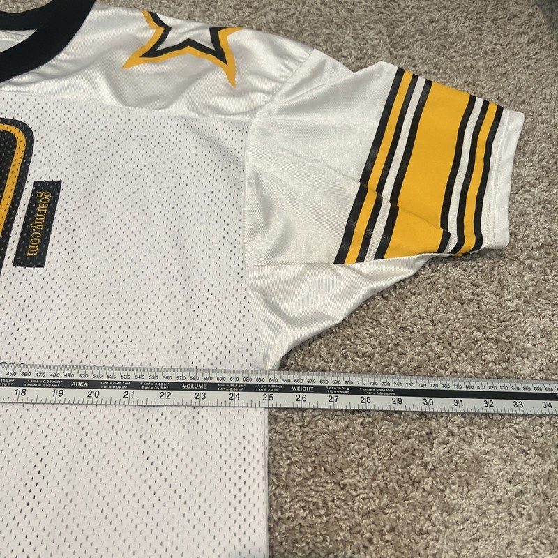 US Army Football Jersey Military Men's White Size XL #1 Go Army gallery