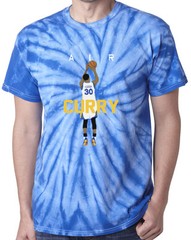 Tie-Dye Steph Curry Golden State Warriors “AIR PIC” jersey T-Shirt Shirt