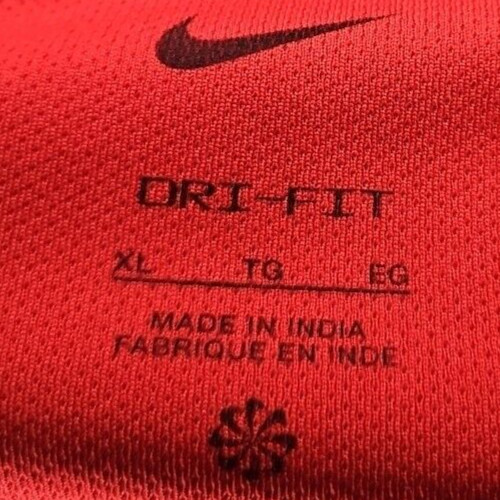Nike Dri-Fit Red Short Sleeve Golf Polo Shirt Men's Size XL Pre-Owned gallery