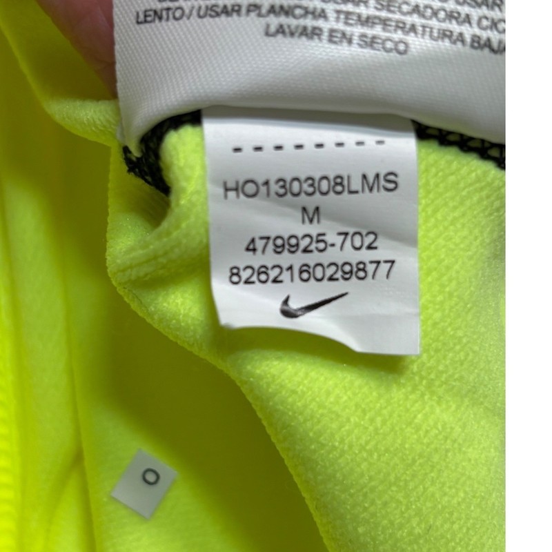 Nike Pro Combat Hyperwarm Max Fitted Mock Neck Mens Medium Volt 479925-702 NWT gallery