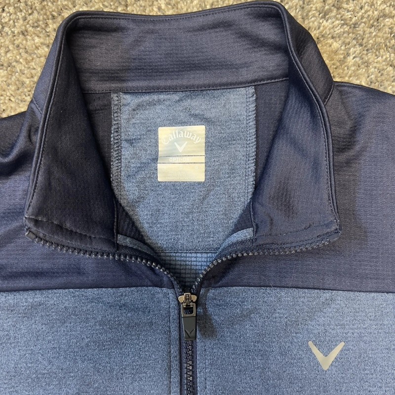 Callaway Opti-Dri Men's L 1/4 Zip Golf Pullover Long Sleeve Performance layer gallery