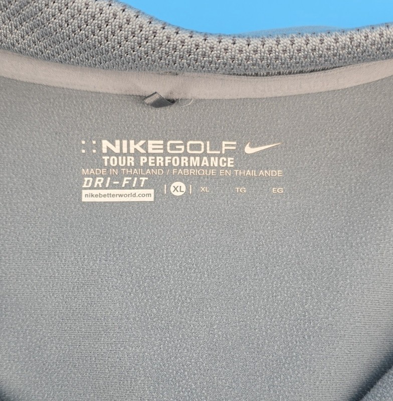 Nike Golf Tour Performance Dri-Fit 1/4 Zip Top Mens XL Fleece Bullfighters Only gallery